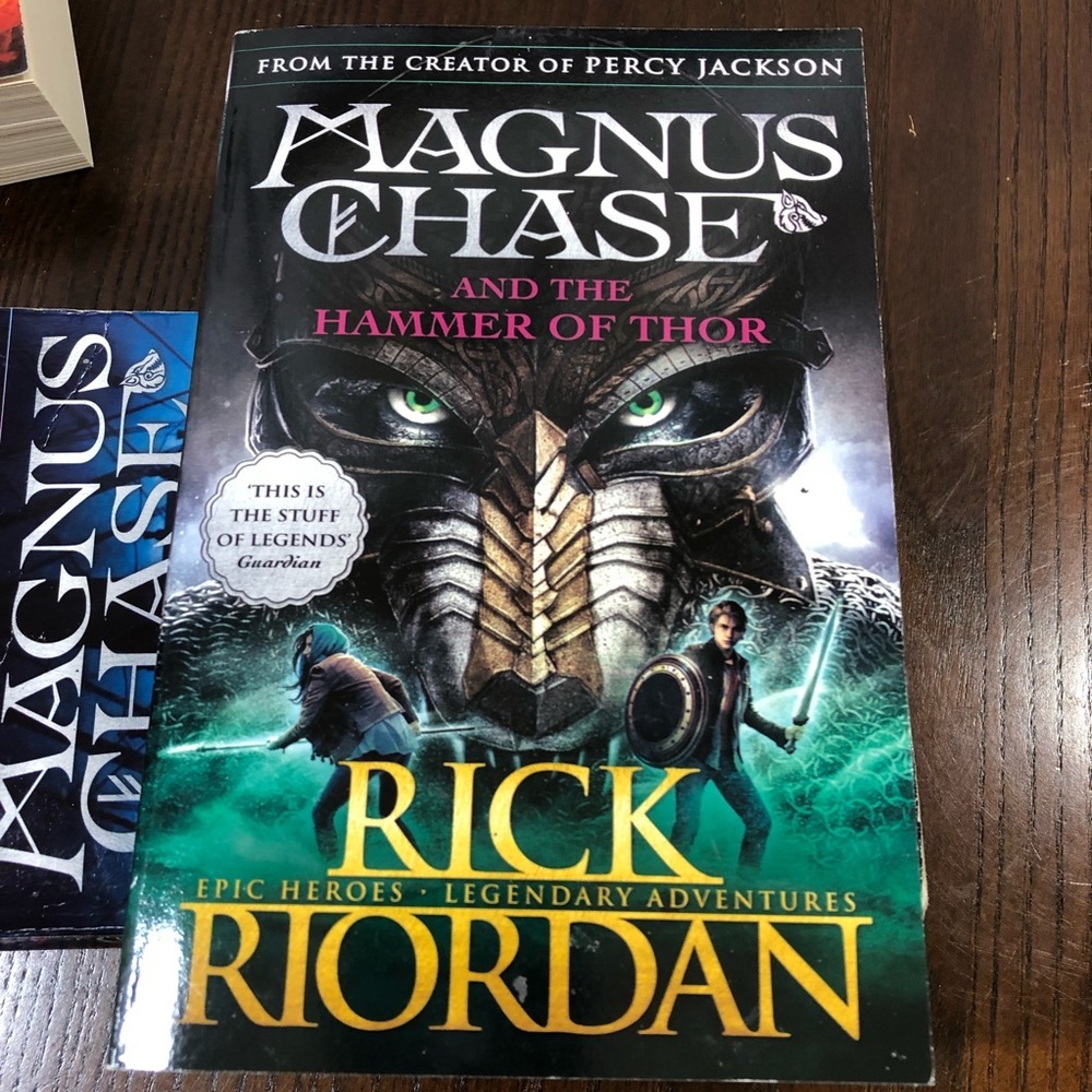 Rick Riordan Magnus Chase Paperback Book Complete 3 Book Set - Picture 4 of 8